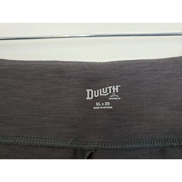 (Ju) Duluth Trading Co Women's Bootcut Leggings Size XL Activewear Taupe Flare - Picture 7 of 8